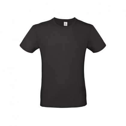 T-shirt, B&C Collection, 100% cotone ring-spun, maniche corte, colore nero