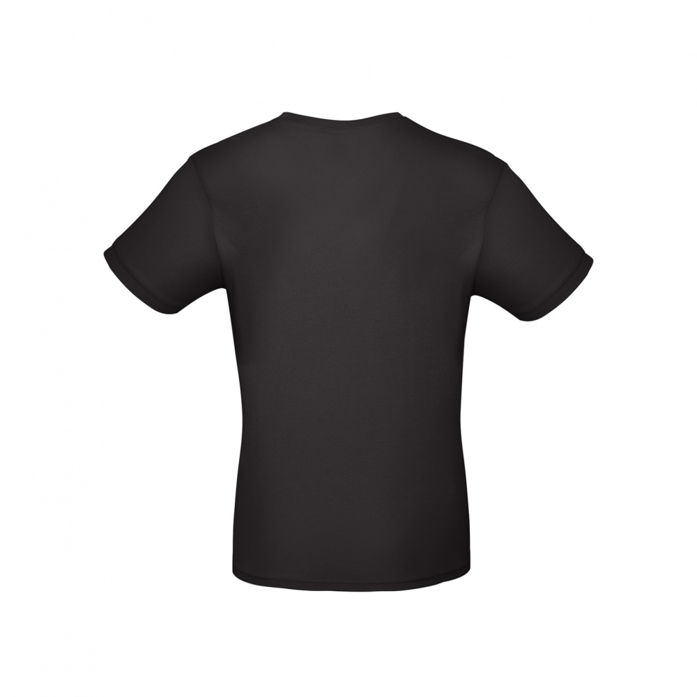 T-shirt, B&C Collection, 100% cotone ring-spun, maniche corte, colore nero
