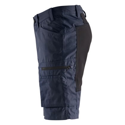 Bermuda, Blaklader, Service Stretch, Inserti stretch, colore blu, tessuto leggero e resistente