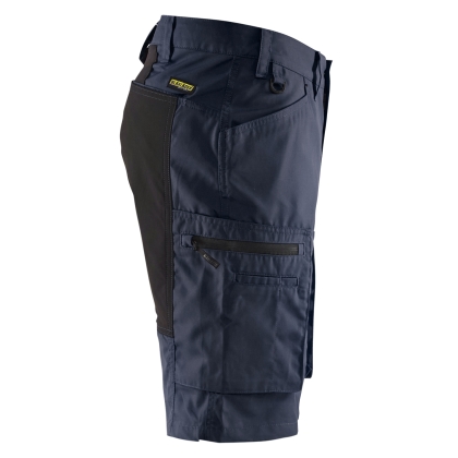 Bermuda, Blaklader, Service Stretch, Inserti stretch, colore blu, tessuto leggero e resistente