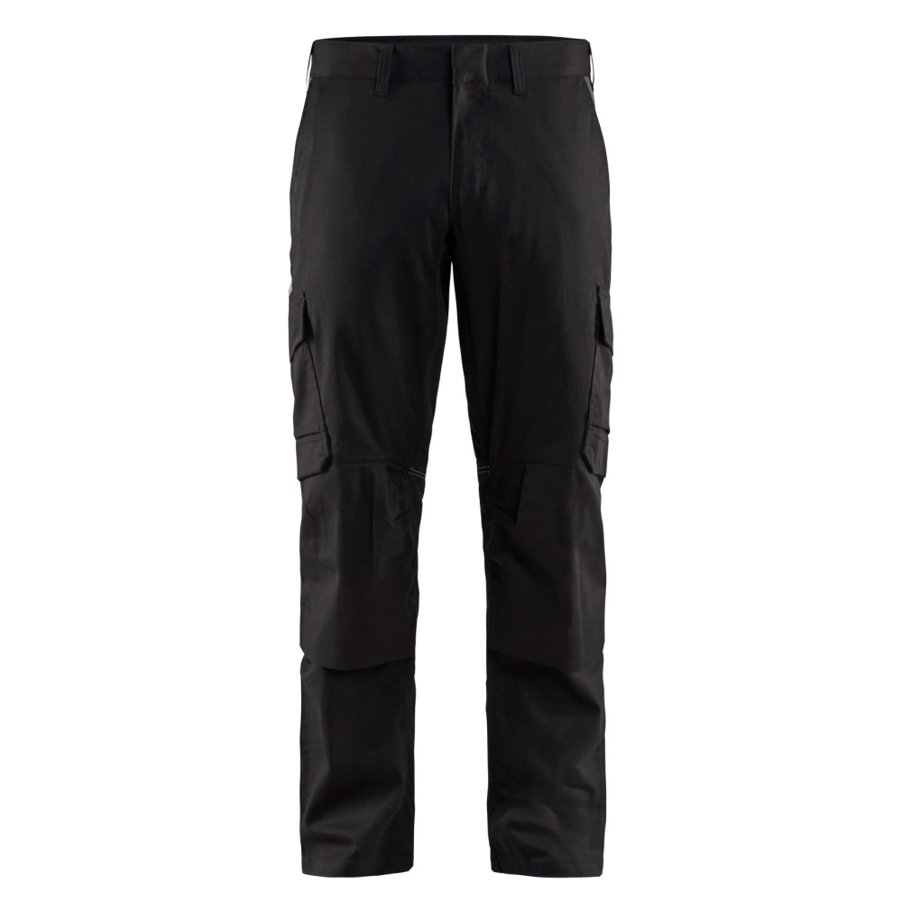Pantalone, Blaklader, Industria Stretch, colore nero, Anti-graffio, inserti riflettenti, vita elastica