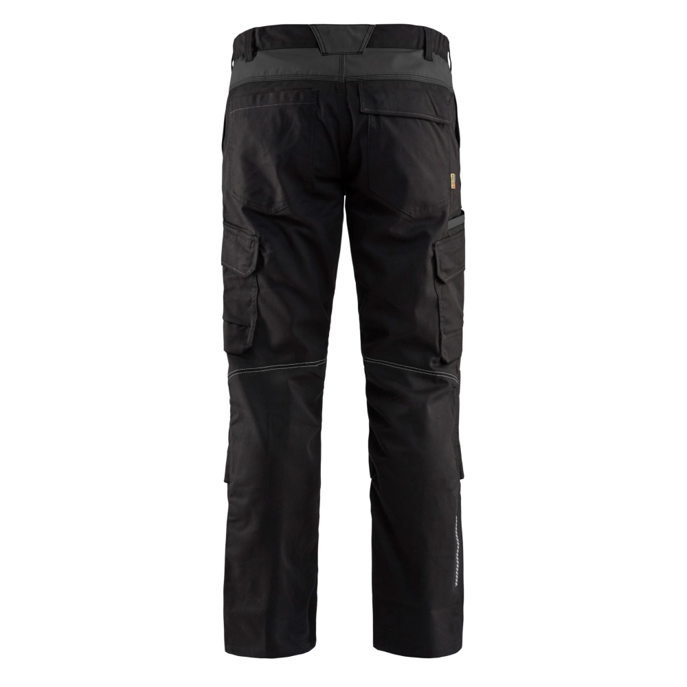 Pantalone, Blaklader, Industria Stretch, colore nero, Anti-graffio, inserti riflettenti, vita elastica