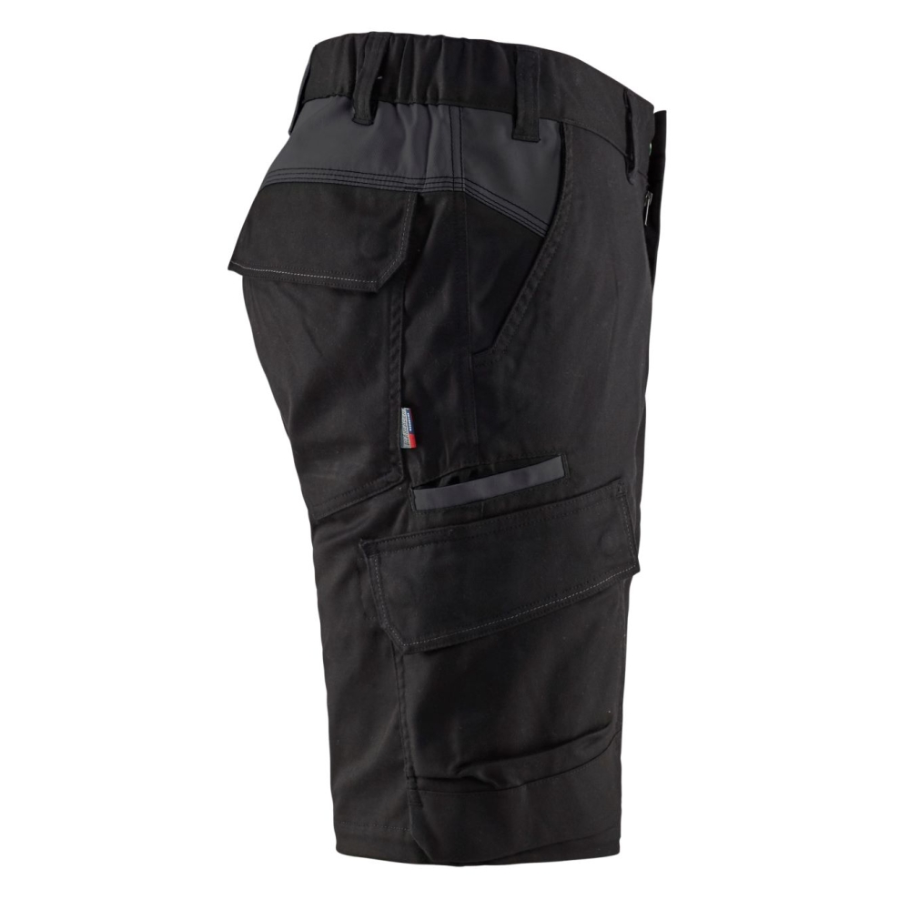 Bermuda, Blaklader, Industria Stretch, colore nero, Tessuto stretch 2-vie, anti-graffio