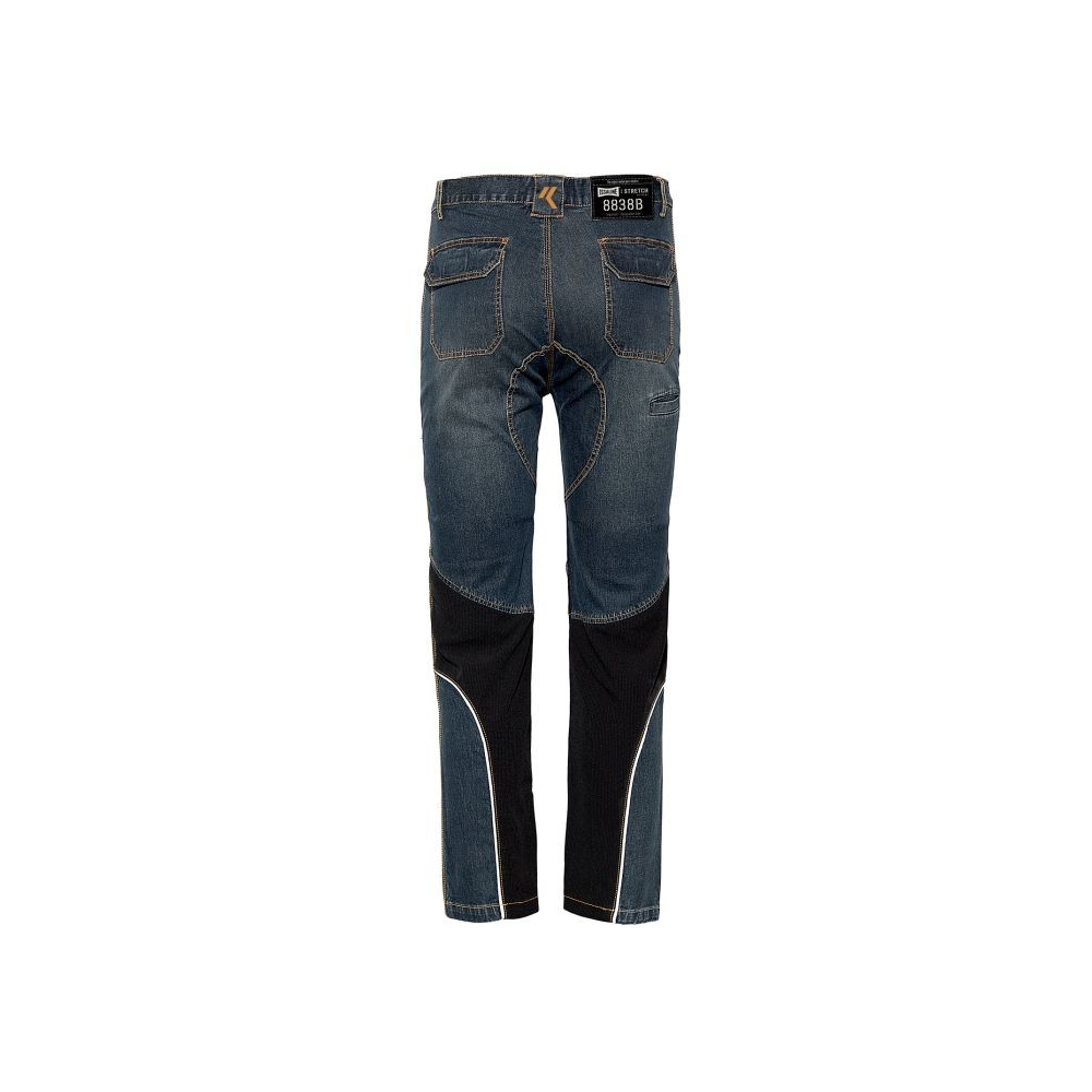 Jeans, ISSA, Extreme, 8838B, colore jeans, Tessuto elasticizzato, 6 tasche