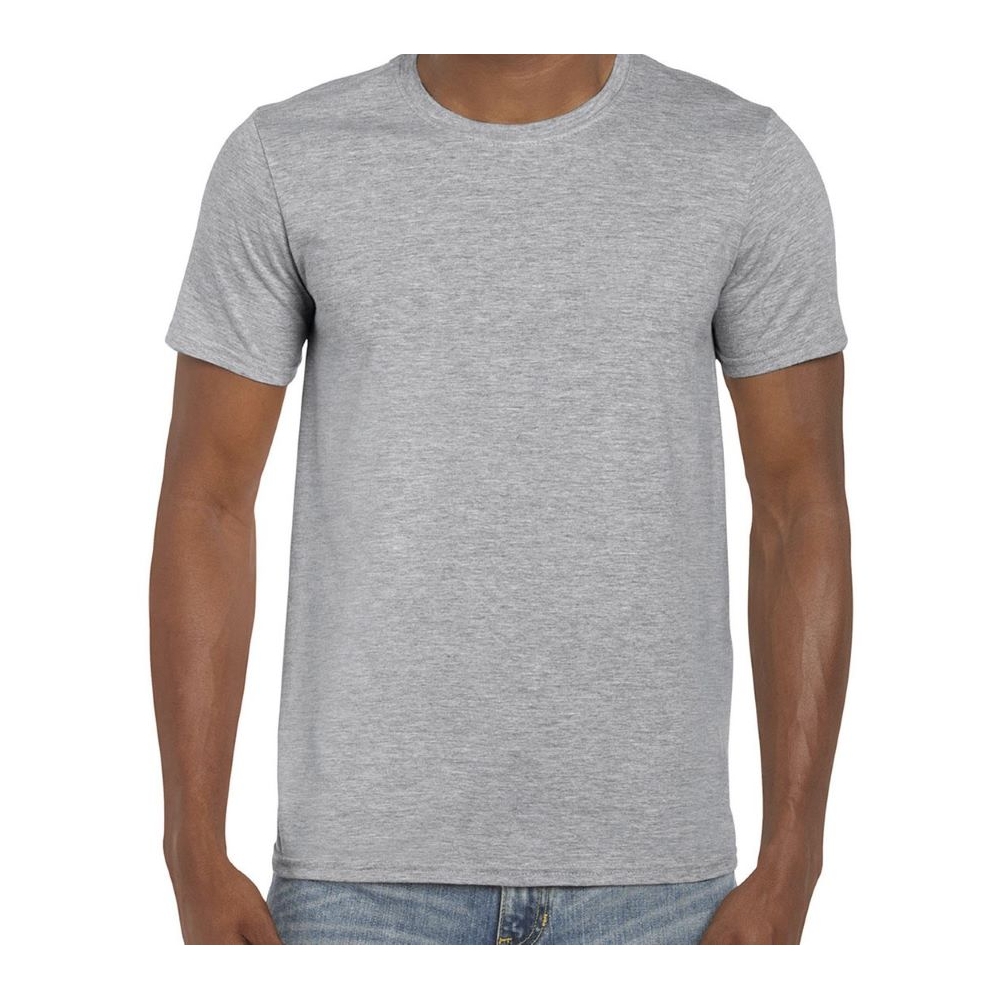 T-Shirt, Gildan, GL64000, colore grigio, 100% cotone, manica corta