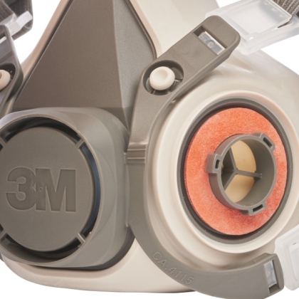 Semimaschera 3M, 6300, taglia L, riutilizzabili, con filtri intercambiabili, serie 6000, non indossata