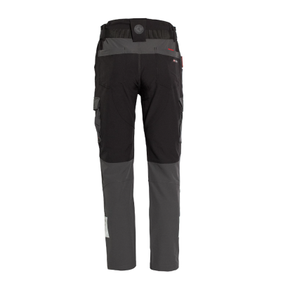 Pantalone ISSA Wise 9060B, colore grigio, Tessuto elasticizzato 4 way, quattro stagioni