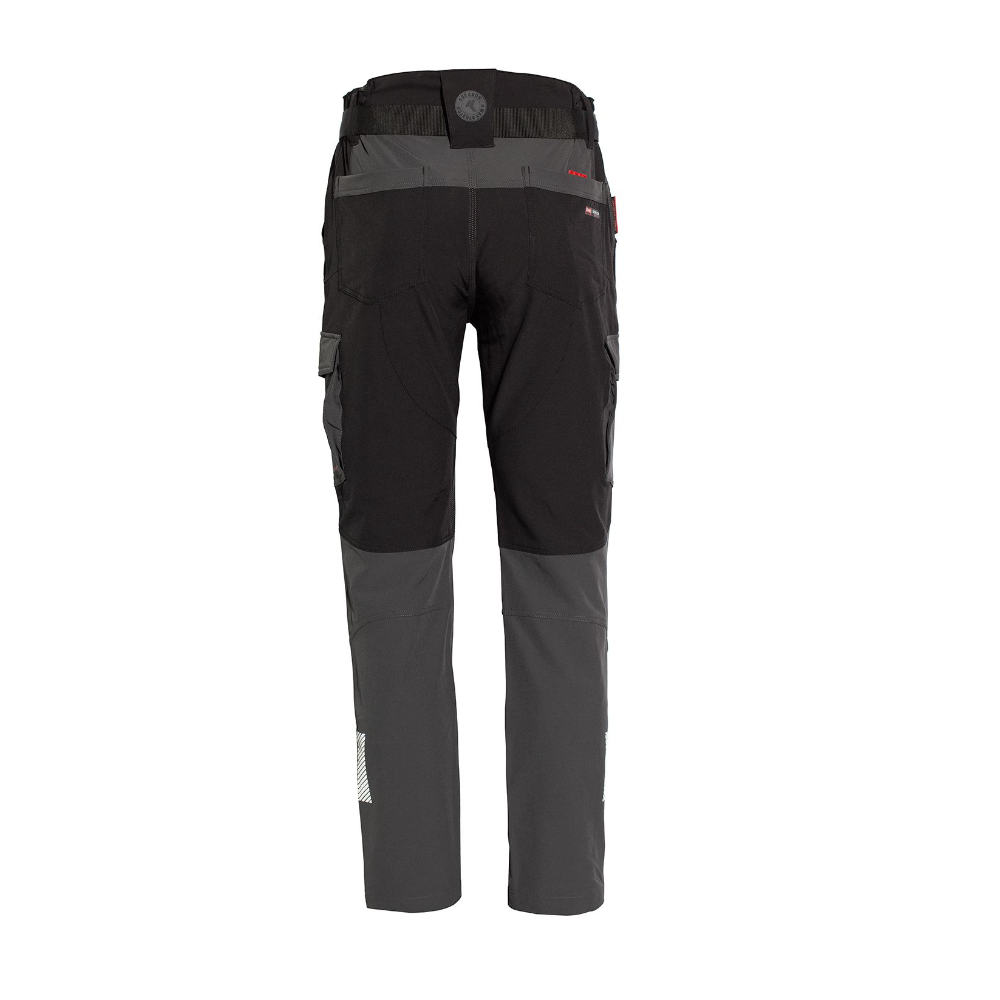 Pantalone ISSA Wise 9060B, colore grigio, Tessuto elasticizzato 4 way, quattro stagioni