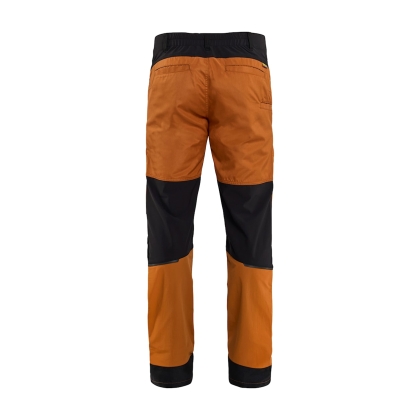 Pantalone, Blaklader, Service, resistente, ginocchia rinforzate,  dettagli riflettenti,nero e arancione ,vista posteriore