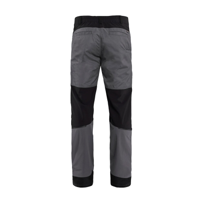 Pantalone, Blaklader, Service, resistente, ginocchia rinforzate,  dettagli riflettenti,nero e grigio ,vista posteriore