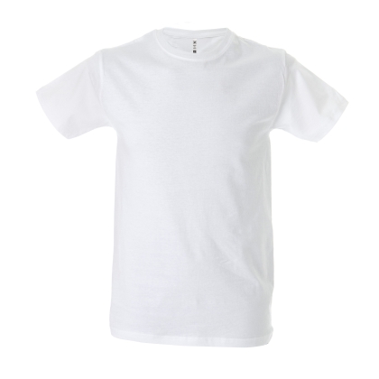 T-Shirt Argentina Man cotone JMC, bianco, cotone pettinato 100%.