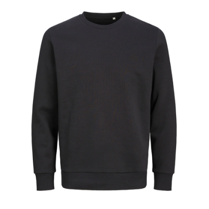 Felpa girocollo Produkt by Jack & Jones , colore: nero, 80% cotone organico e 20% poliestere riciclato.