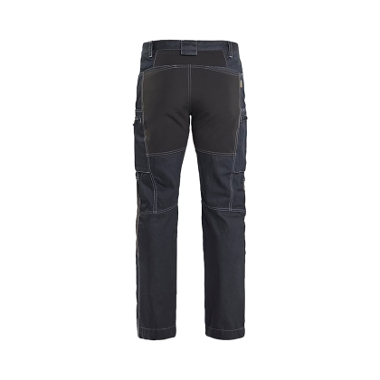 Pantalone Service Denim Blacklader in CORDURA®, colore: blu/nero.