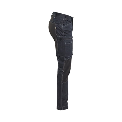 Pantalone Service Denim Blacklader in CORDURA®, colore: blu/nero.