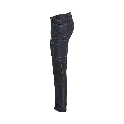 Pantalone Service Denim Blacklader in CORDURA®, colore: blu/nero.