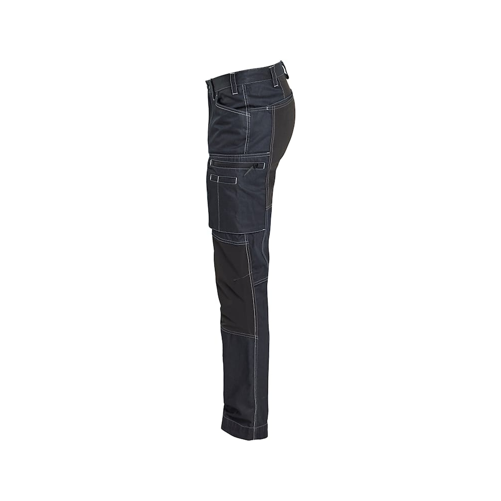 Pantalone Service Denim Blacklader in CORDURA®, colore: blu/nero.