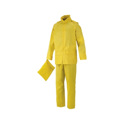 Completo Nylon Spalm. Pvc Issaline, colore: giallo, poliestere spalmato di PVC.