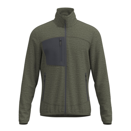 Pile Pila Man JRC, colore: verde, 95% poliestere  e 5% elastan.