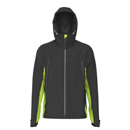 Giubbotto Gran Paradiso JRC, colore: nero ,92% nylon, 8% elastan.