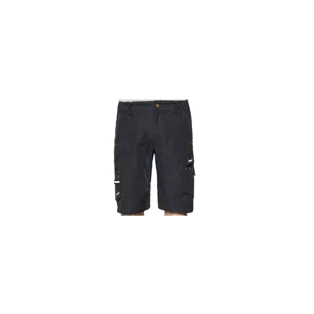 Bermuda prfofessionali realizzati con tessuto tecnico Flexard di colore nero.
