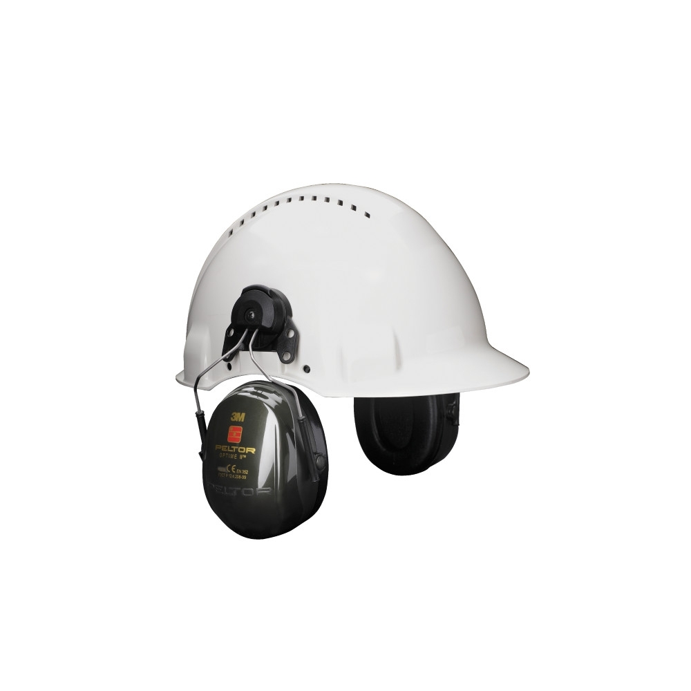 Cuffie auricolari 3M, H520P3E-410-GQ-01, PELTOR, coore nero, cuffie per attacco per elmetto