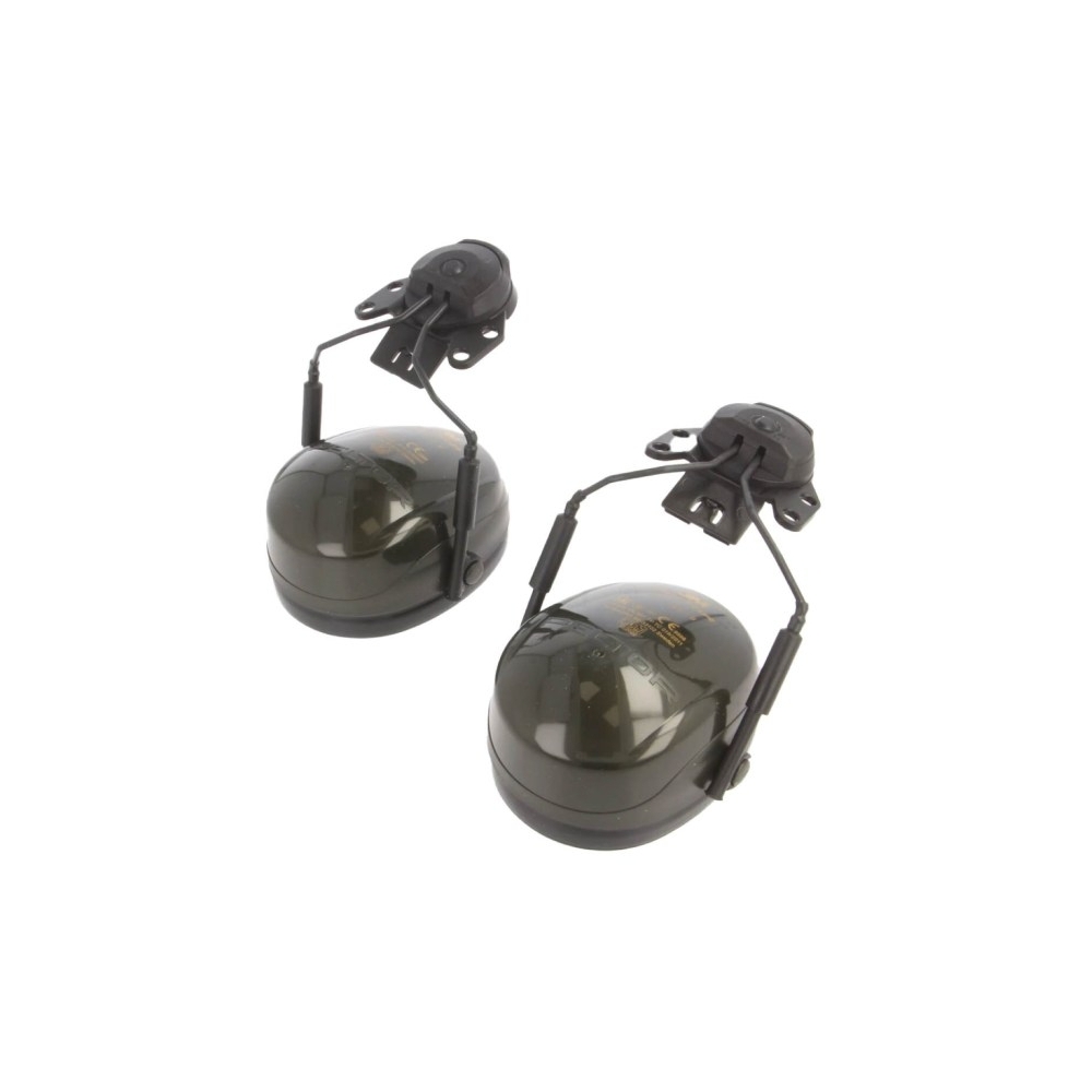 Cuffie auricolari 3M, H520P3E-410-GQ-01, PELTOR, coore nero, cuffie per attacco per elmetto