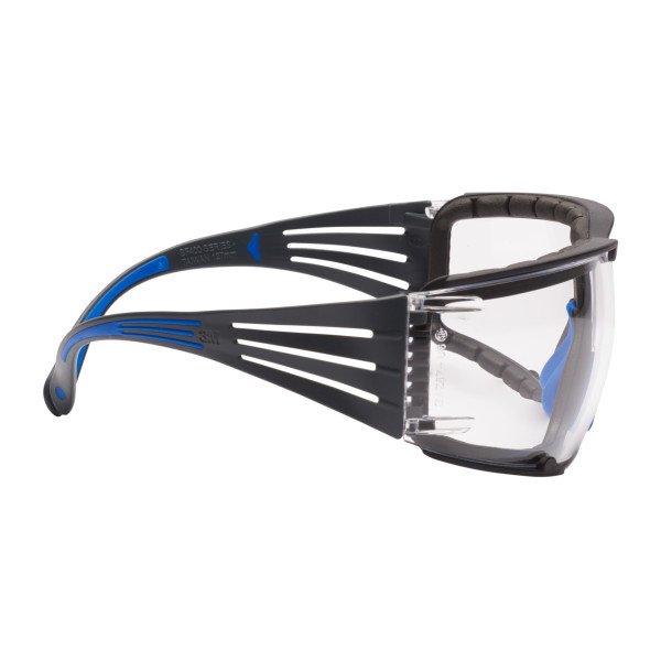3M™ SF401SGAF-BLU-F-EU SecureFit™ 400 Occhiali lenti trasparenti + schiuma