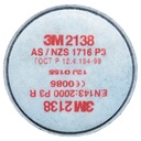 3M 2138 Filtro antiparticolato, P3 R con carboni attivi, 1 unità