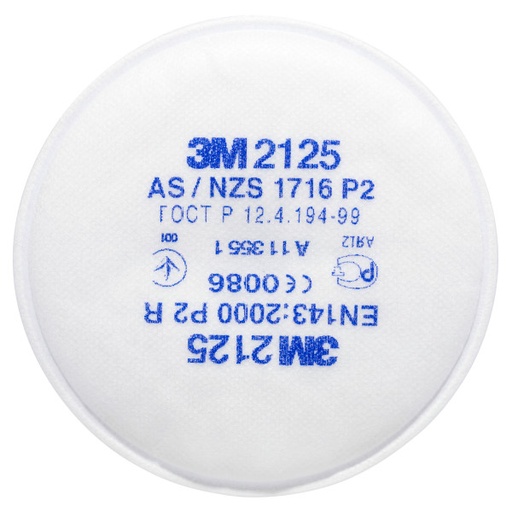 [3M2125P2] 3M 2125 Filtro antiparticolato, P2 R, 1 unità