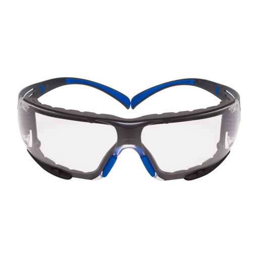[3MSF401SGAFBLU] 3M™ SF401SGAF-BLU-F-EU SecureFit™ 400 Occhiali lenti trasparenti + schiuma